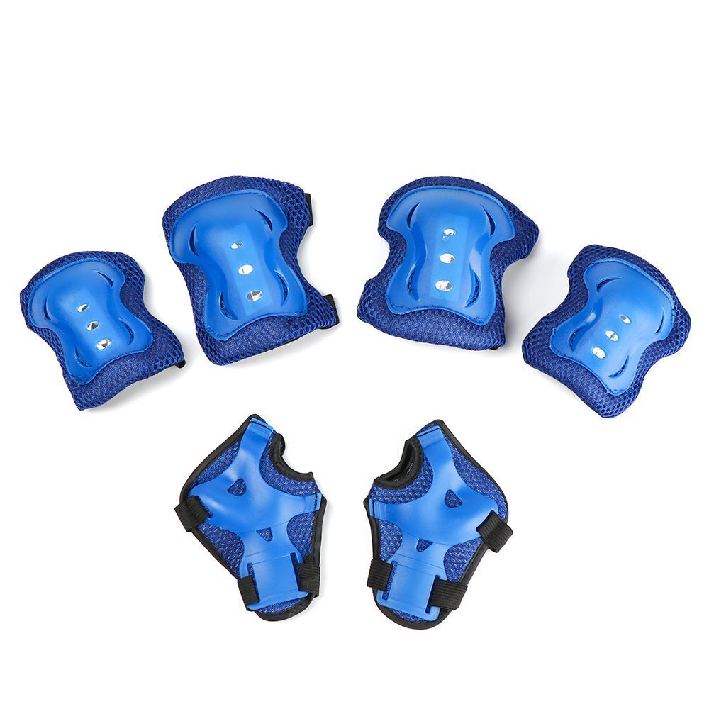 Set 7 món dụng cụ bảo hộ gồm nón bảo hiểm và đệm đầu gối khuỷu tay cổ tay an toàn thiết thực cho trẻ em