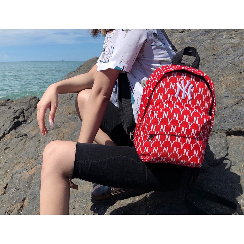 [TẶNG KÈM KHẨU TRANG 50K] BALO MINI NY nhỏ gọn tiện lợi, chất canvas trượt nước