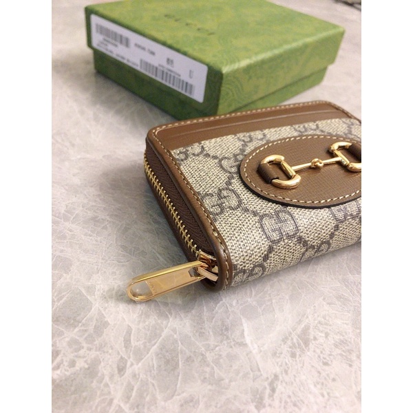 Ví ngắn dạng khoá kéo thương hiệu Gucci GC Marmont da thật cao cấp