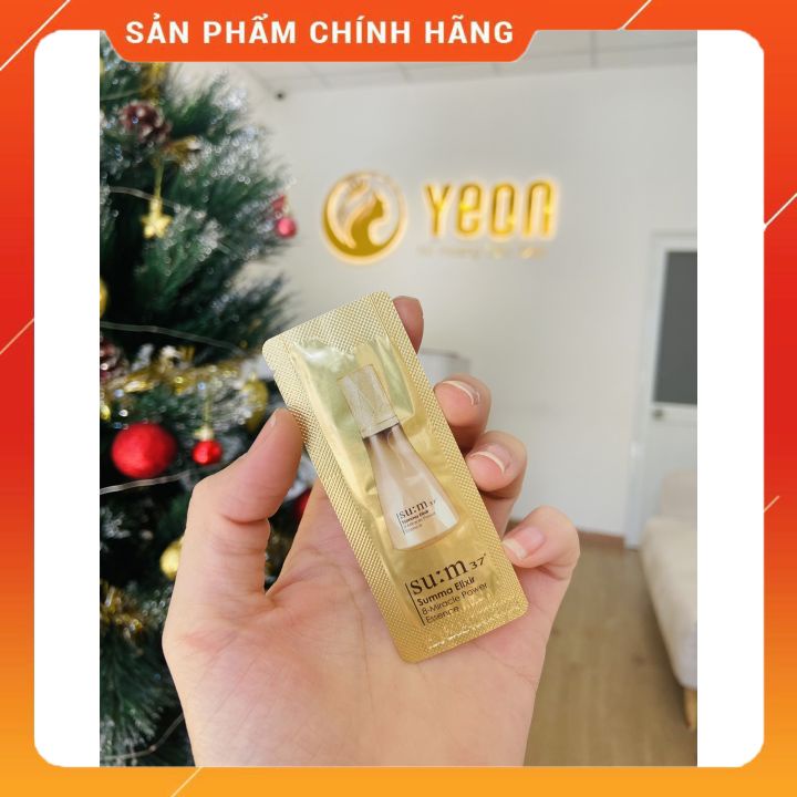 Combo 10 gói tinh chất chống lão hóa căng da Sum 8-Miracle Power Essence