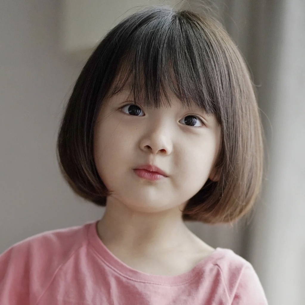 Bộ Tóc Giả Ngắn Có Khóa Cài Dễ Thương Dành Cho Bé Gái