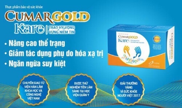 Cumargold Kare - Hộp 30 viên - tăng cường miễn dịch