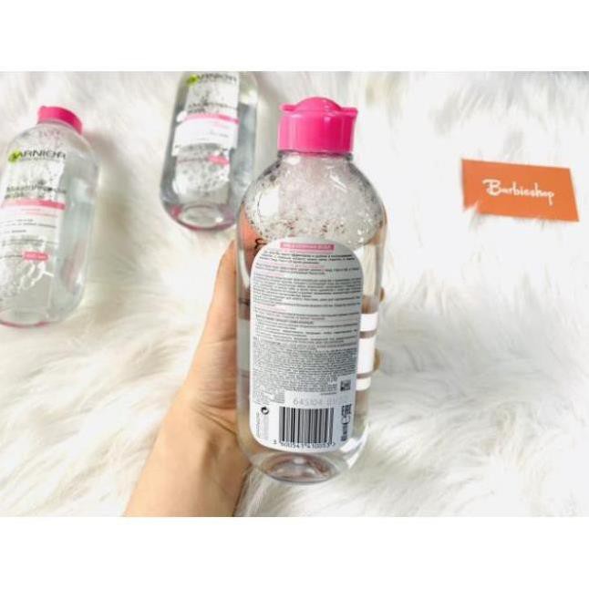 Nước tẩy trang garnier pháp 400ml nắp hồng nhạt | BigBuy360 - bigbuy360.vn