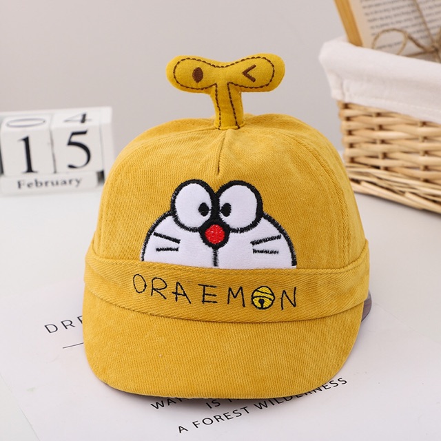 Mũ Nỉ Thu Đông Chong Chóng Cho Bé Doraemon