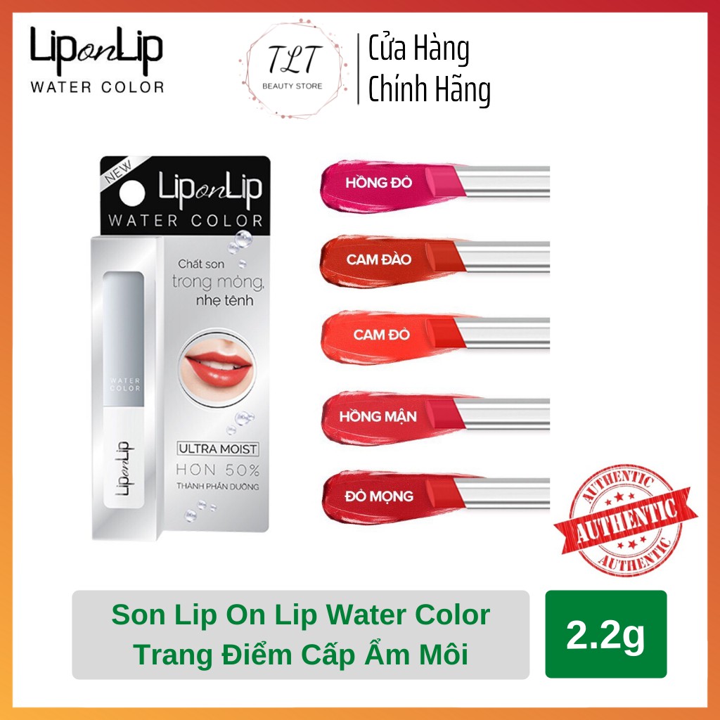 Son trang điểm dưỡng tối ưu Lip On Lip Water Color - 2.2g