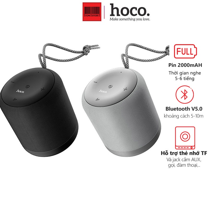 Loa Bluetooth thể thao V5.0 Hoco BS30 hỗ trợ đàm thoại, thẻ nhớ ngoài, loa bluetooth cầm tay mini