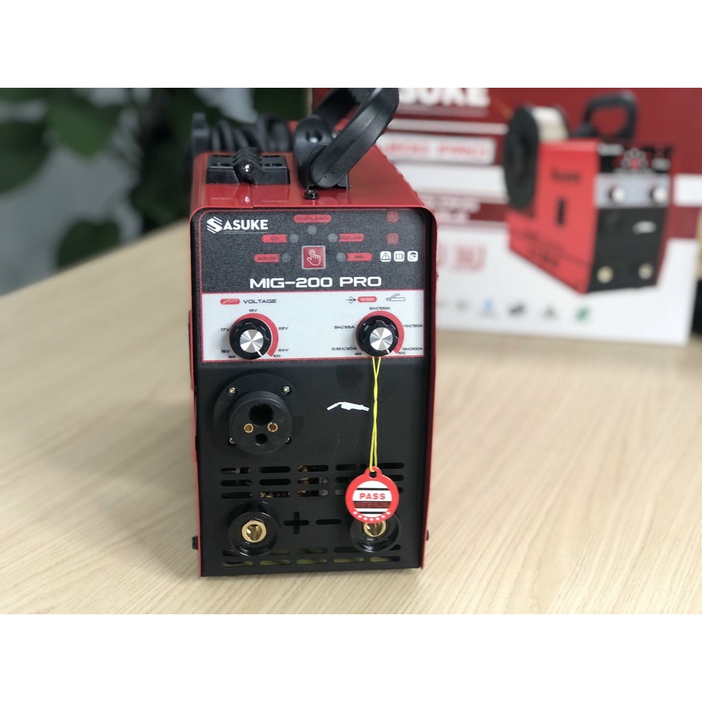 Máy Hàn MIG 5 chức năng Sử Dụng Cả Cuộn Dây 1 KG Và 5 KG Mig 200 pro sasuke - KÈM NHIỀU QÙA TẶNG