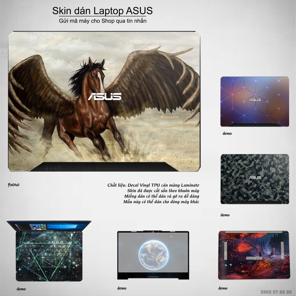 Skin dán Laptop Asus in hình Fantasy _nhiều mẫu 5 (inbox mã máy cho Shop)