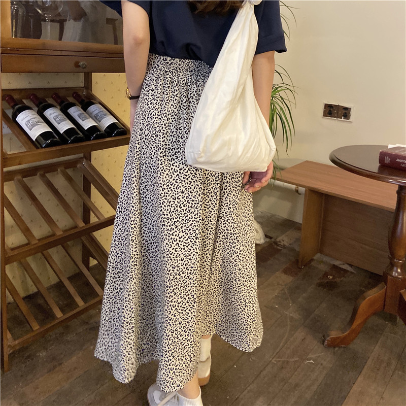Chân Váy Nữ Lưng Cao Dáng Chữ A Họa Tiết Da Báo Phong Cách Vintage Hàn Quốc | BigBuy360 - bigbuy360.vn