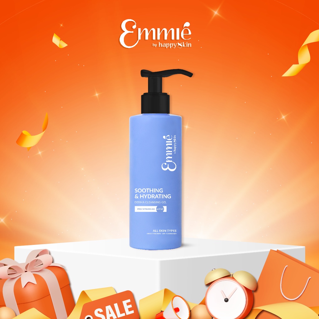 Gel Rửa Mặt Emmié by HappySkin Pro Vitamin B5 Dịu Nhẹ Và Cấp Ẩm Sâu 180ml