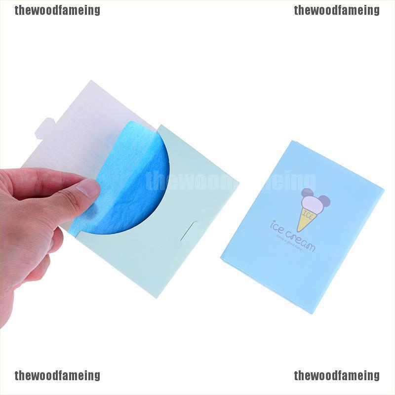 Giấy thấm dầu tẩy trang thiết kế họa tiết hoạt hình phong cách Hàn Quốc xinh xắn | BigBuy360 - bigbuy360.vn