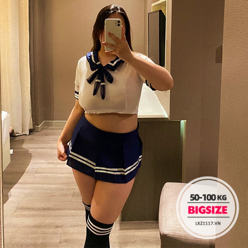 Đồ ngủ sexy gợi cảm Bigsize cosplay Áo +Váy quyến rũ quảng châu cao cấp