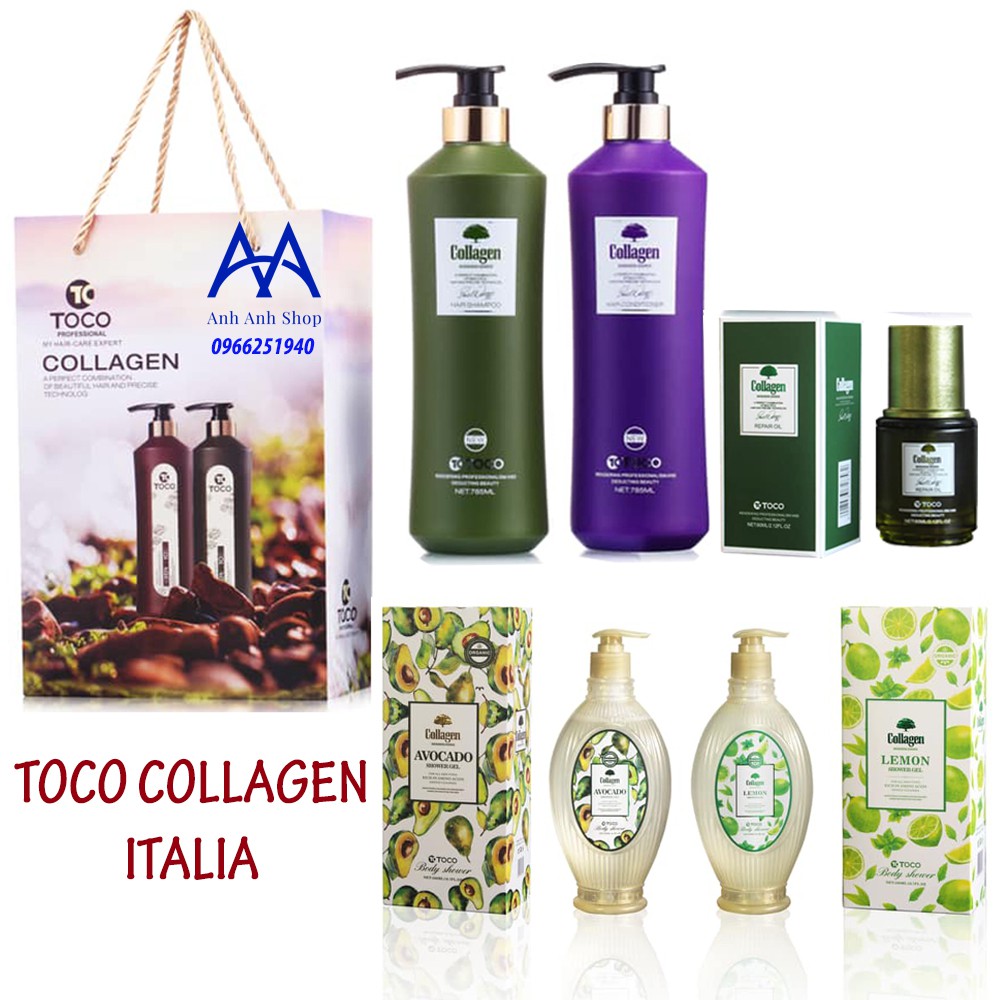 TINH DẦU DƯỠNG TÓC TOCO COLLAGEN 60ML