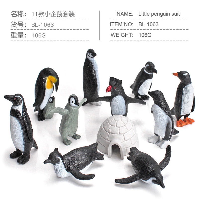 Mô Hình Chim Cánh Cụt Mini Trang Trí