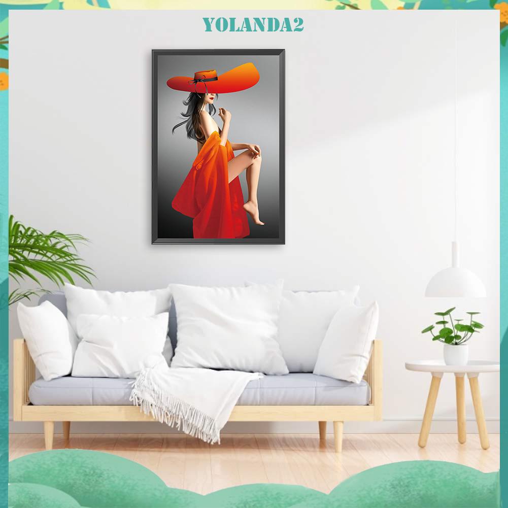 Toàn Bộ Tranh Thêu Chữ Thập Hình Cô Gái Quyến Rũ 11ct