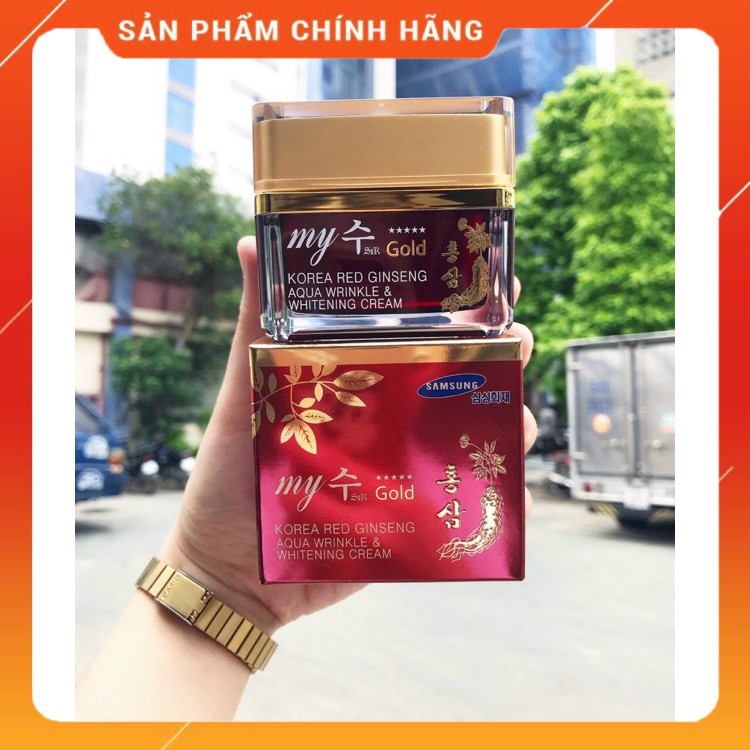 Kem dưỡng trắng da -Kem dưỡng da chiết xuất nhân Sâm Ngày và Đêm My Gold 50ml