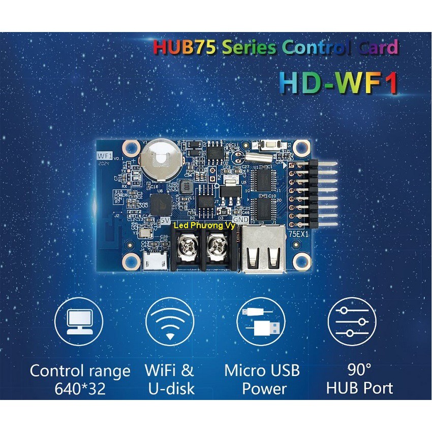 Card HD WF1  dùng cho Led ma trận Full color