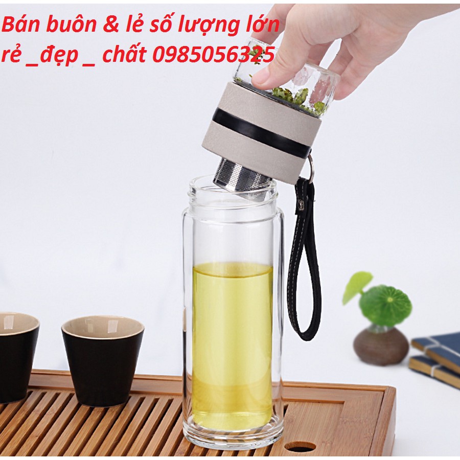 [RẺ VÔ ĐỊCH] Bình Giữ Nhiệt Pha Trà Hai Lớp Thủy Tinh Chất Lượng Cao | BigBuy360 - bigbuy360.vn