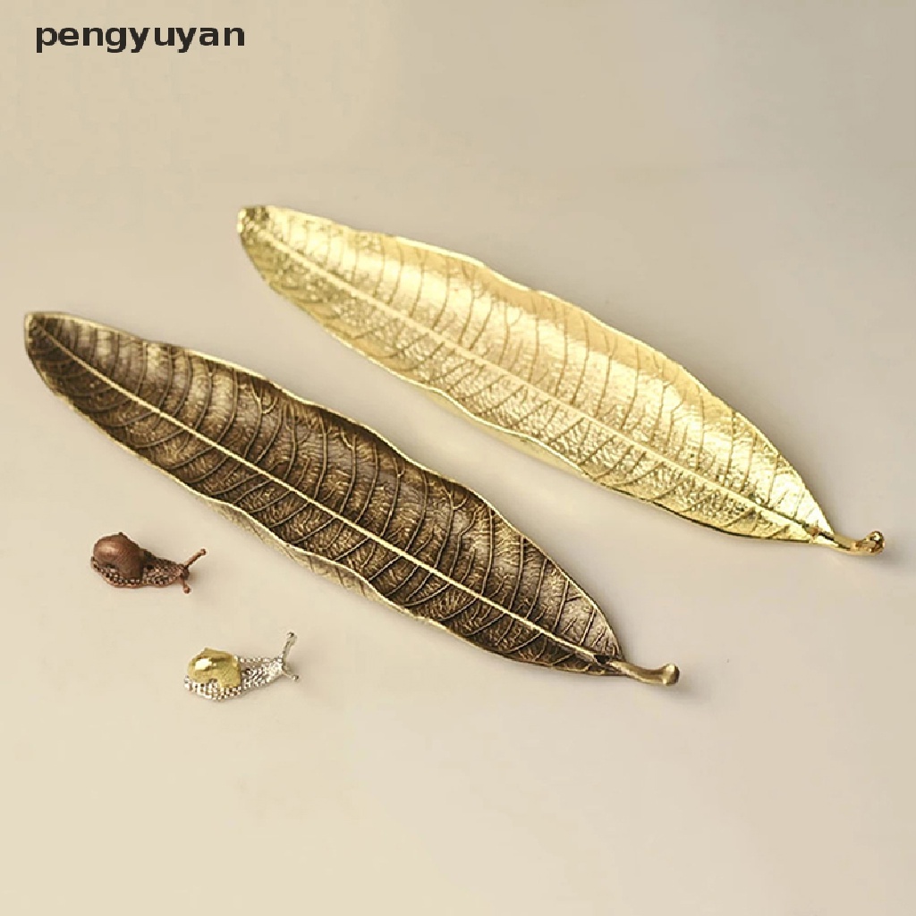 [pengyuyan] Giá Đỡ Nhang Trầm Hương Hình Chiếc Lá Dài Trang Trí Nhà Cửa [Mới]