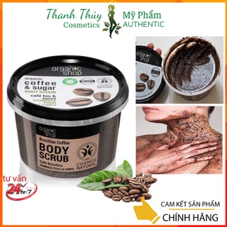 Tẩy Da Chết Toàn Thân Organic Coffee & Sugar Body Scrub