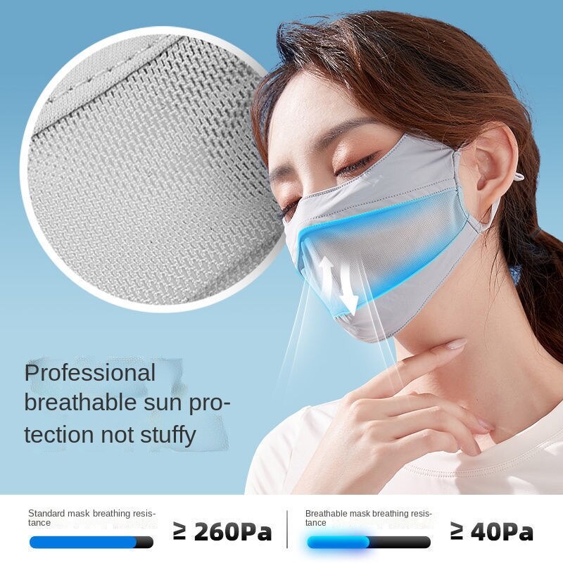 Summer cold sunscreen washable thin section 3d three-dimensional eye protection hollow mask unisex outdoor washable mask