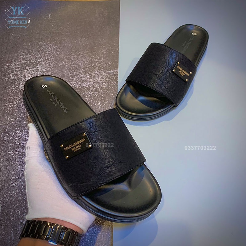 Dép DG Gabana Hàng Chuẩn Da Xịn 100% Bảo Hành Da 12 Tháng
