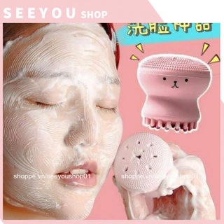 Cọ rửa măt bạch tuộc, cọ massage da mặt Hàn Quốc