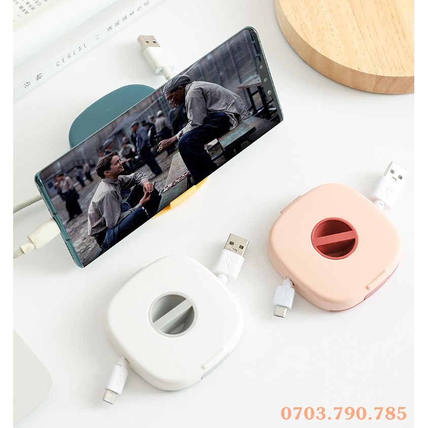 Dụng cụ quấn giữ dây cáp sạc/ tai nghe gọn gàng tiện lợi | BigBuy360 - bigbuy360.vn