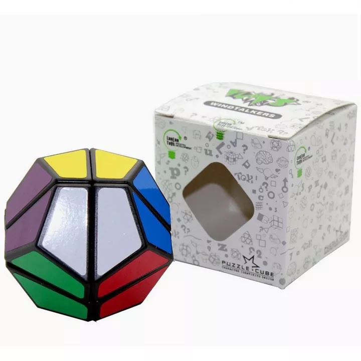 Đồ chơi Rubik LanLan Dodecahedron Megaminx 2x2, Rubic Biến Thể Phát Triển Giáo Dục IQ