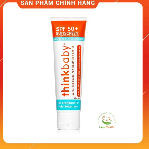 Kem chống nắng vật lý Thinkbaby Suncreen Spf 50.