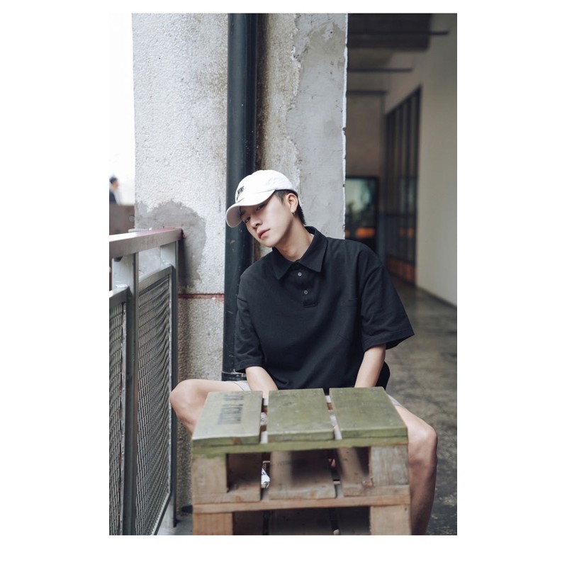 Áo polo nam nữ dáng siêu rộng  - áo thun có cổ form to bigsize - A1- trẻ trung - phong cách bụi-A1 | BigBuy360 - bigbuy360.vn