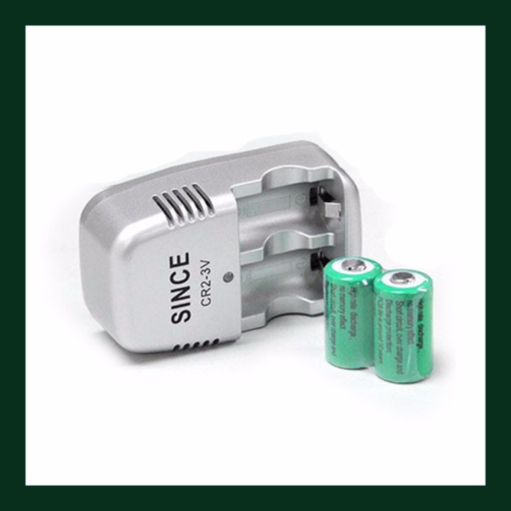 Máy sạc 2 viên dùng cho pin sạc 3V CR2