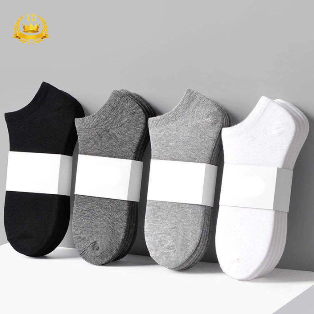 1 Đôi Vớ Thể Thao Unisex Màu Sắc Đơn Giản
