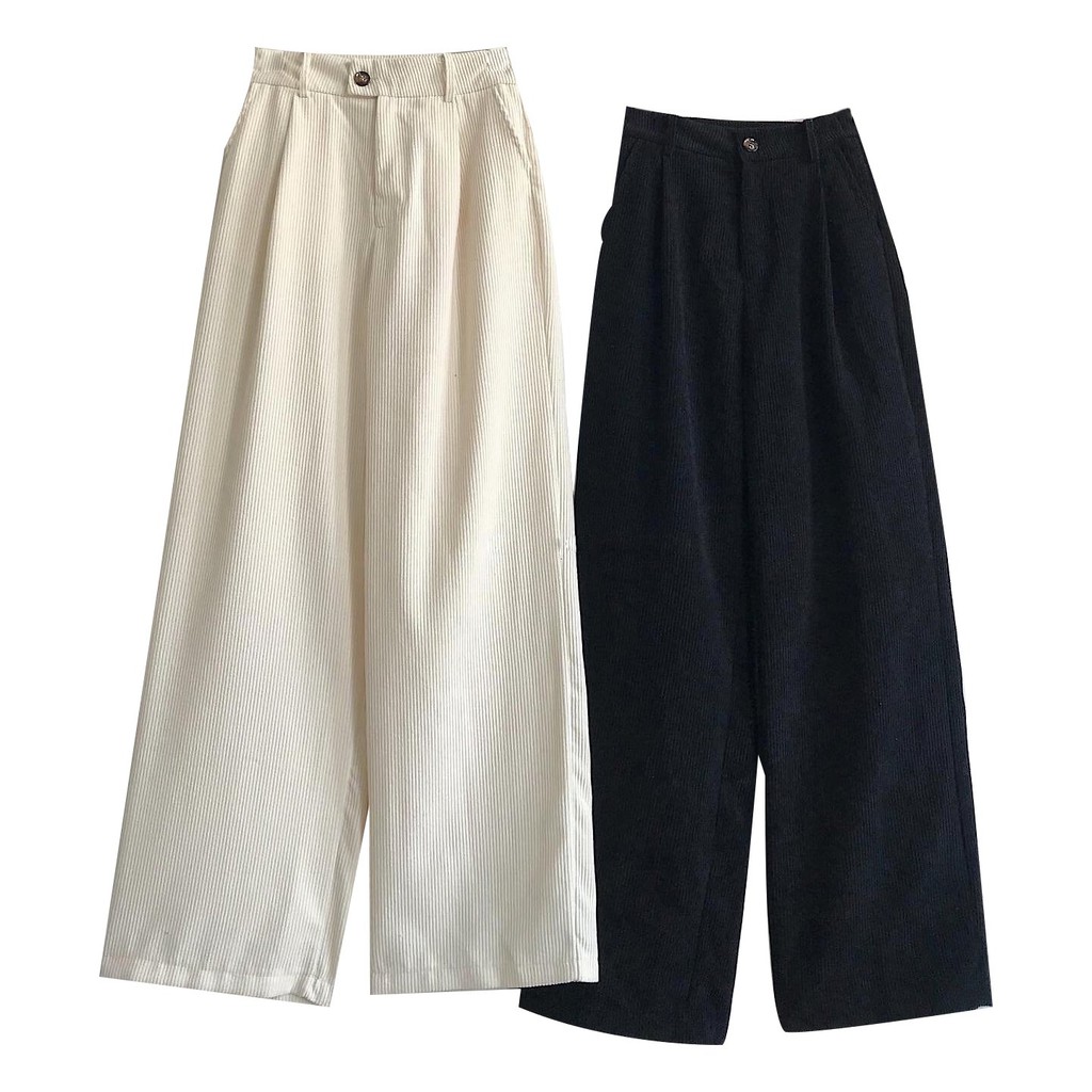 Quần Culottes chất nhung gân siêu xinh | BigBuy360 - bigbuy360.vn