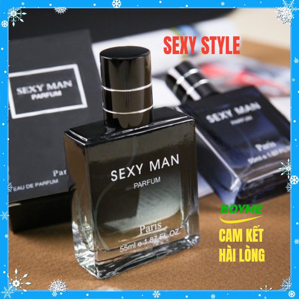 [Sexy Style] Nước Hoa Nam Mini Sexy Man 💖 Nước Hoa Nam Chính Hãng Thơm Lâu Phong Cách Sexy Nam Tính