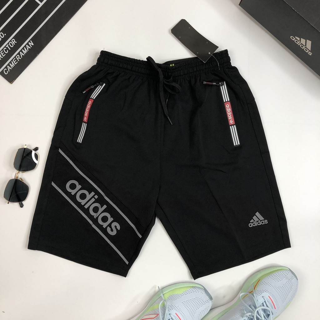 Quần sọt nam short nam thể thao adidas đẹp Q34 quần đùi nam thể thao thun cao cấp có size lớn cho người mập big size