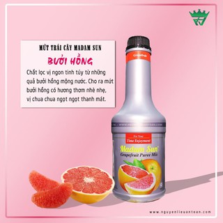 Mứt Madam Sun Bưởi Hồng 1 Lít Nguyên Chất