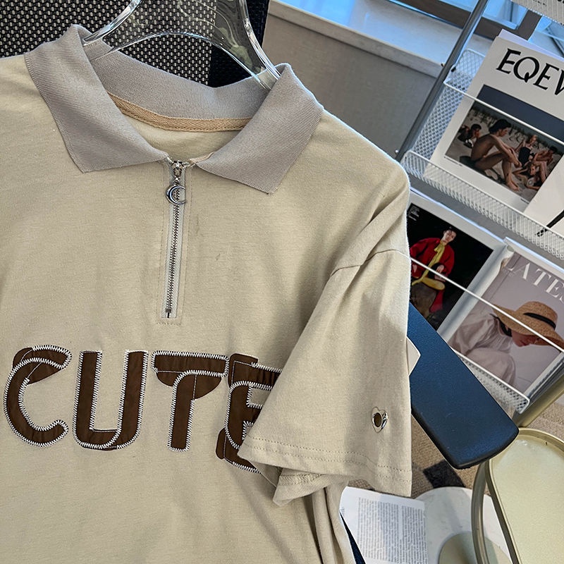 Áo polo Ngắn Tay Thiết Kế Mới Thời Trang Mùa Hè Dành Cho Nữ