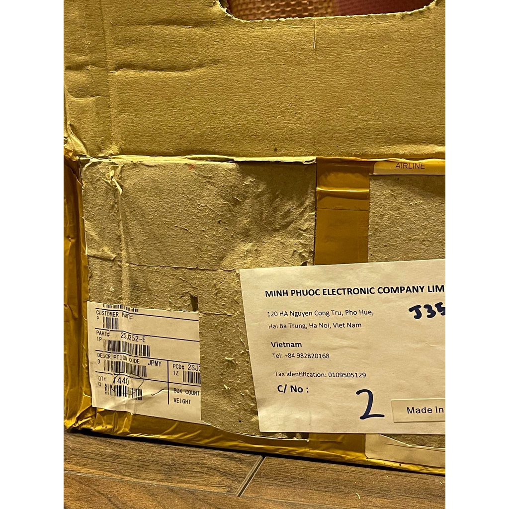 Cặp sò công suất RENESAS 2SJ352/2SK2221 chính hãng mới 100%