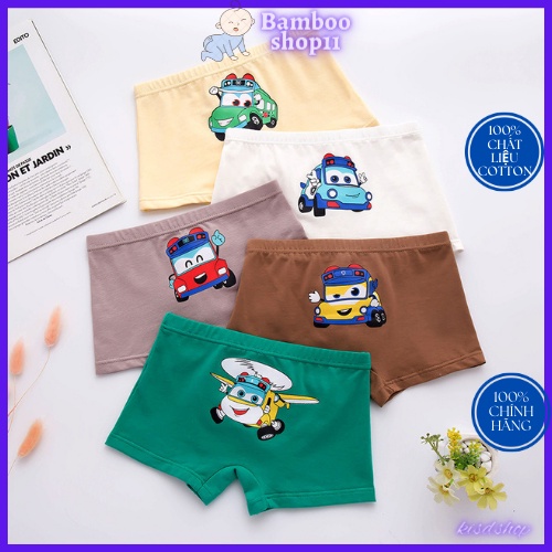 [CAO CẤP] SET 5 QUẦN CHIP ĐÙI BÉ TRAI 2-10 TUỔI