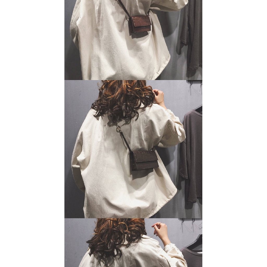 FREESHIP 99K Túi xách nữ da mini đeo chéo vân _A187 | BigBuy360 - bigbuy360.vn