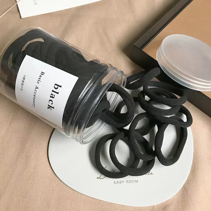 Dây Buộc Tóc Dày Co Giãn Màu Sắc Ngọt Ngào Phong Cách Hàn Quốc Thời Trang Cho Nữ