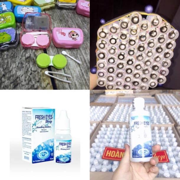 Combo lens + ngâm + nhỏ + khay gương chính hãng (GIÁ TỐT💯🔥)