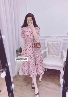 Váy maxi tiểu thư hoa nhí