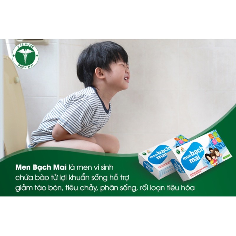 Men sống bạch mai gold,dùng cho cả trẻ em và người lớn,giúp Hết biếng ăn,táo bón, tiêu chảy