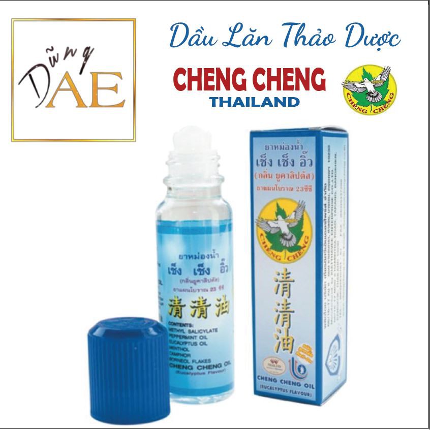 Dầu Lăn Thảo Dược Cheng Cheng Oil Thái Lan 5mL