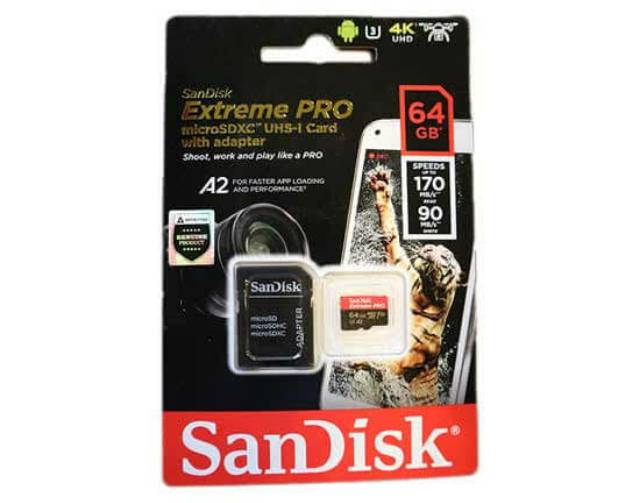 Thẻ Nhớ Microsd Hiệu Sandisk Extreme Pro 64gb