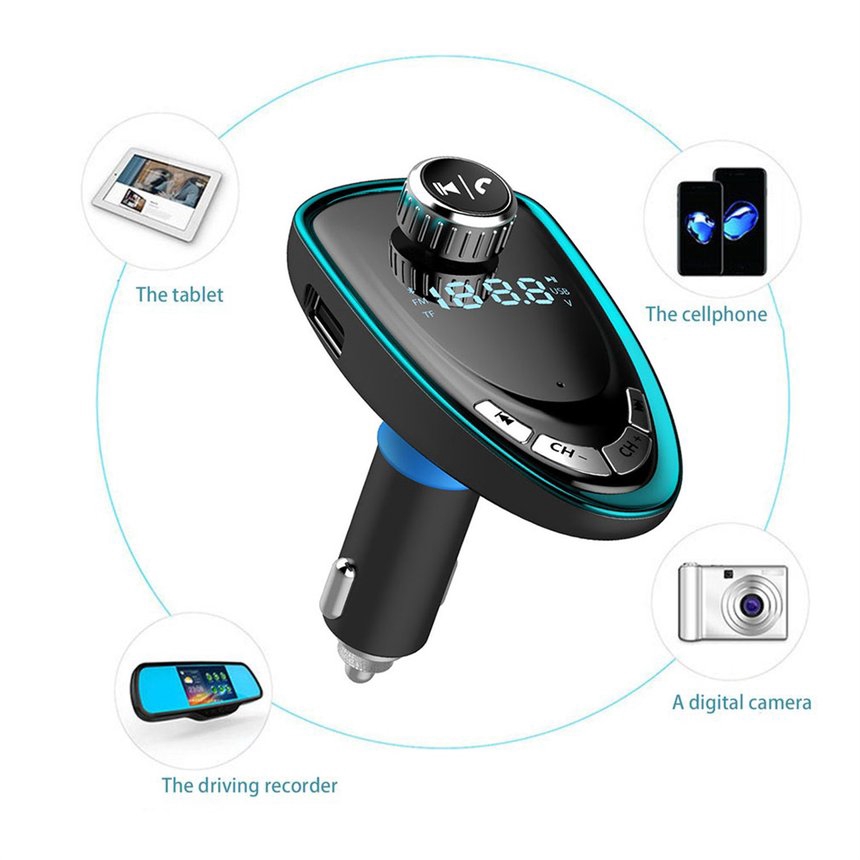 Máy Nghe Nhạc Mp3 Bca27 Kết Nối Bluetooth Hỗ Trợ Thẻ Tf Cho Xe Hơi