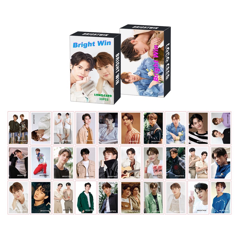 Hộp 30 Thẻ Ảnh Lomo Hình Thần Tượng Win Mewgulf EN OF Lovenew YINWAR