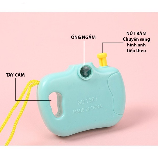 Đồ Chơi Máy Ảnh Chụp Hình Ngộ Nghĩnh Cho Bé
